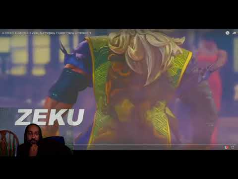 Street Fighter 5 Zeku Trailer Reaveal/Reaction
