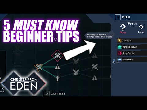 5 ESSENTIAL Tips and Tricks | One Step From Eden Guide