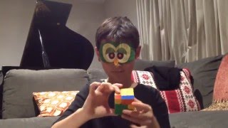 Christopher is solving the Rubik's Cube blindfolded