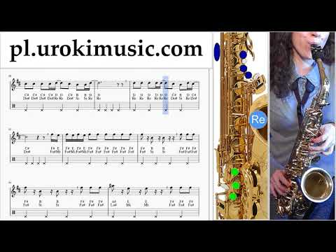 Nauka Gry Na Saksofonie (Altowy) Imagine Dragons - Natural Nuty Poradnik um-ih463