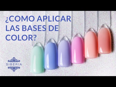 BASES de COLOR UÑAS 💅 La MEJOR manera de APLICAR las BASES de COLOR