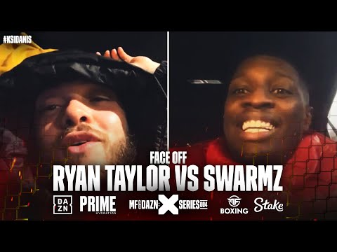 "THIS IS THE MADMAN VS THE BADMAN!" - Ryan Taylor vs Swarmz FACE OFF | Misfits Boxing