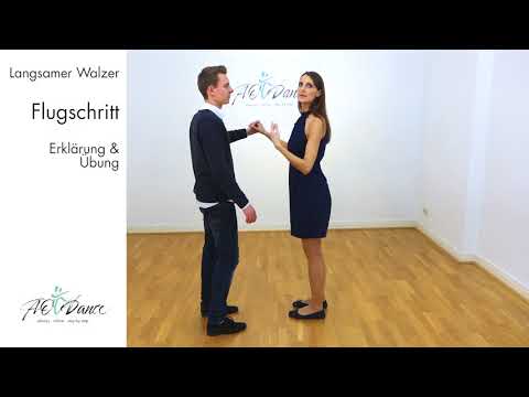 Langsamer Walzer Figur - Flugschritt (Wing) detaillierte Erklärung zum parallel mitmachen ohne Musik