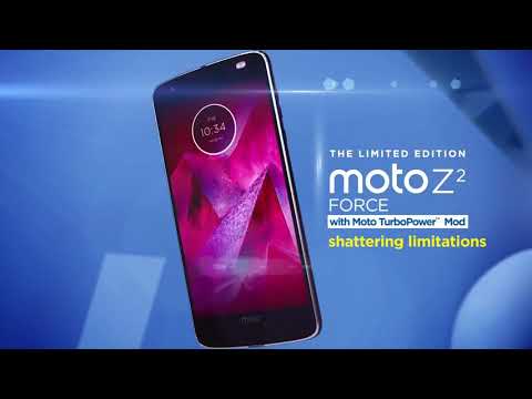 The Limited Edition Moto Z2 Force with Moto Turbo Power Mod #shatteringlimitations