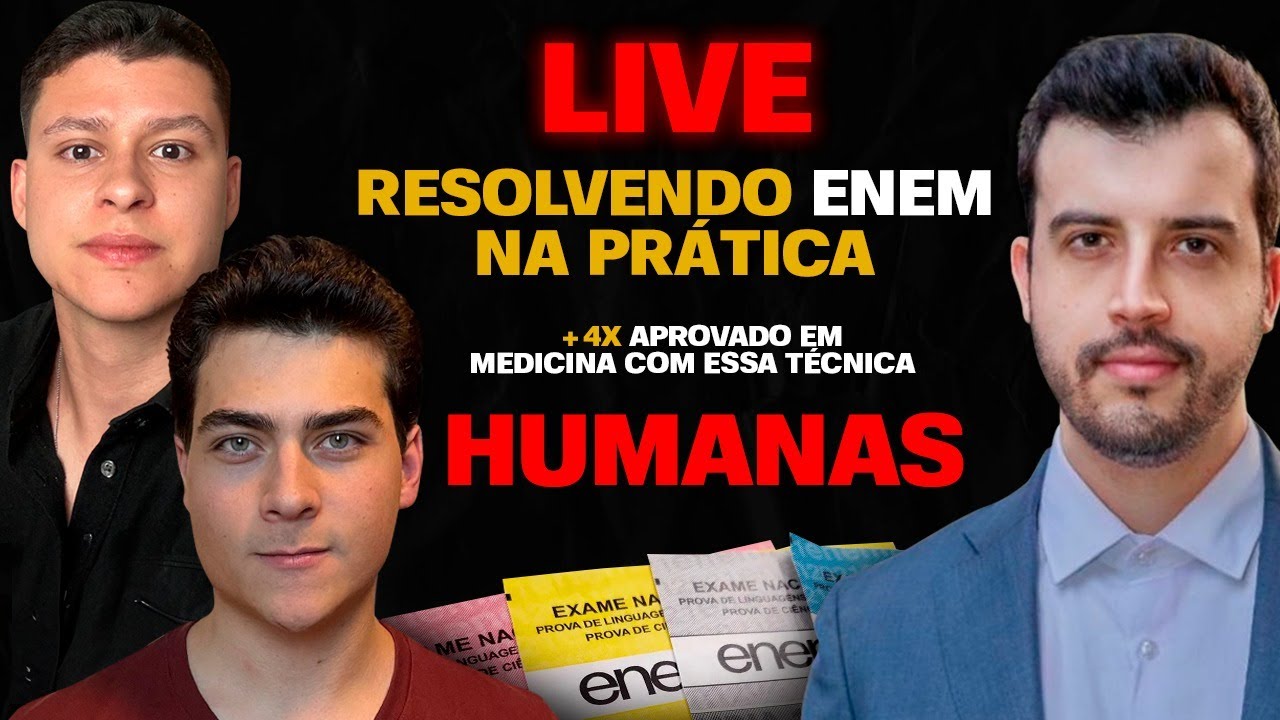 Live: Prova Antiga na Prática do ENEM 2024 Humanas