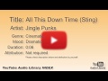 All This Down Time Sting Jingle Punks Cinematic Dramatic YouTube Audio Library BGM