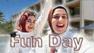 فلوج حفلة الفن داي????اخيرا هنتخرج????‍????