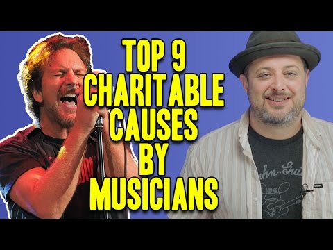 Top 9 Charitable Causes by Musicians