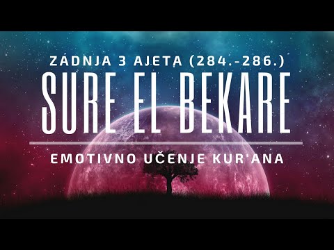 Zadnja 3 ajeta sure El-Bekare (284-286) ᴴᴰ | EMOTIVNO | Abdel Aziz Al Zahrani |
