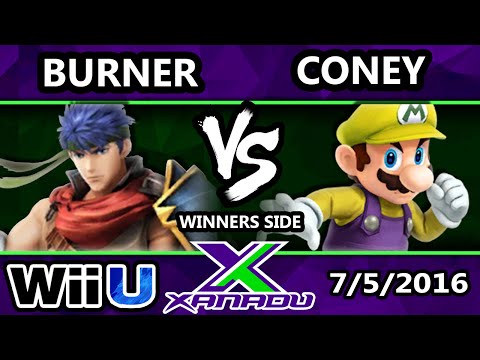S@X 157 - Burner (Ike) Vs. Coney (Mario) SSB4 Tournament - Smash Wii U - Smash 4