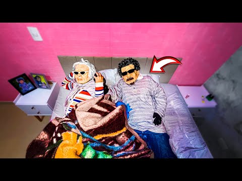 ENCONTRAMOS A VOVÓ MALVADA DORMINDO COM O VOVÔ NO QUARTO!!