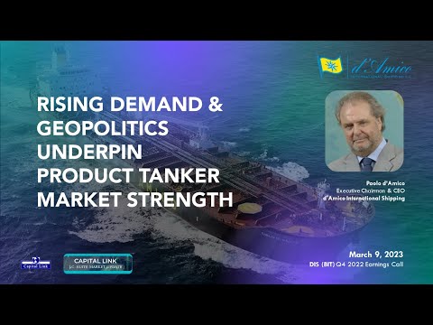 Rising Demand & Geopolitics Underpin Product Tanker Market Strength - DIS Q4 '22