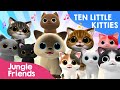 Ten Little Kitties Jungle Friends Nursery Rhymes Cute Cat Song