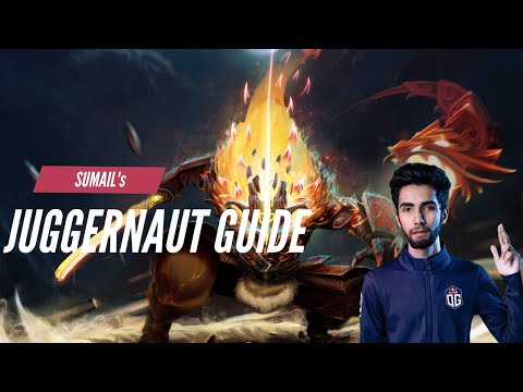 OG.Sumail Juggernaut Guide ||7.29d || Carry meta || How to rank up with juggernaut?