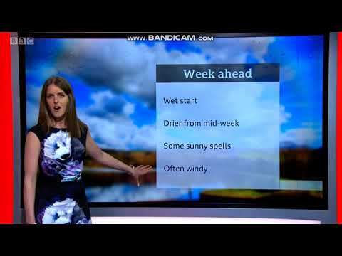 Alex Osbourne BBC One Spotlight weather afternoon time March 9th 2020 - 60 fps Better Quality