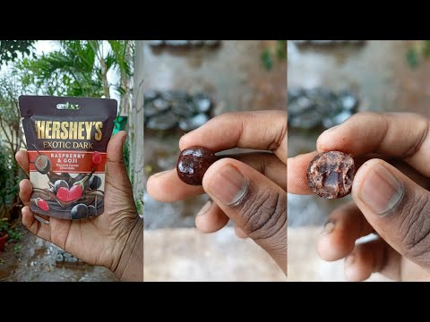 HERSHEY'S exotic dark chocolate | raspberry & goji | #shorts
