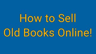 How to Sell Old Books Online! | A Simple Way to Sell Your Used Books at Best Prices.