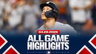 Highlights from ALL GAMES on 4/28 (Judge hits 12th HR, Shohei's ERA is 0.60, Bazzana debut & MORE!)