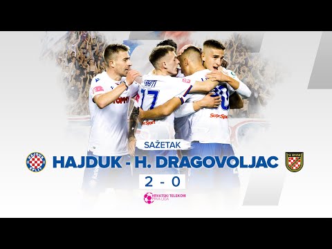 [SAŽETAK] Hajduk - Hrv. dragovoljac 2:0 | 15. kolo HT Prve lige