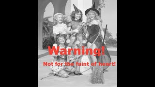 Warning! These photos are not for the faint of heart. When Halloween was a Terrifying Holiday!