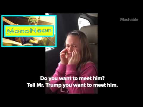 MonoNeon: WE ARE GOING TO SEE DONALD TRUMP IN PERSON // Mom Surprises Daughter