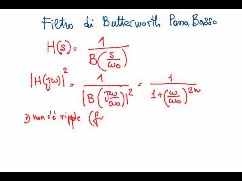 Elettronica 2013 - Lezione 55 - Filtri di Butterworth