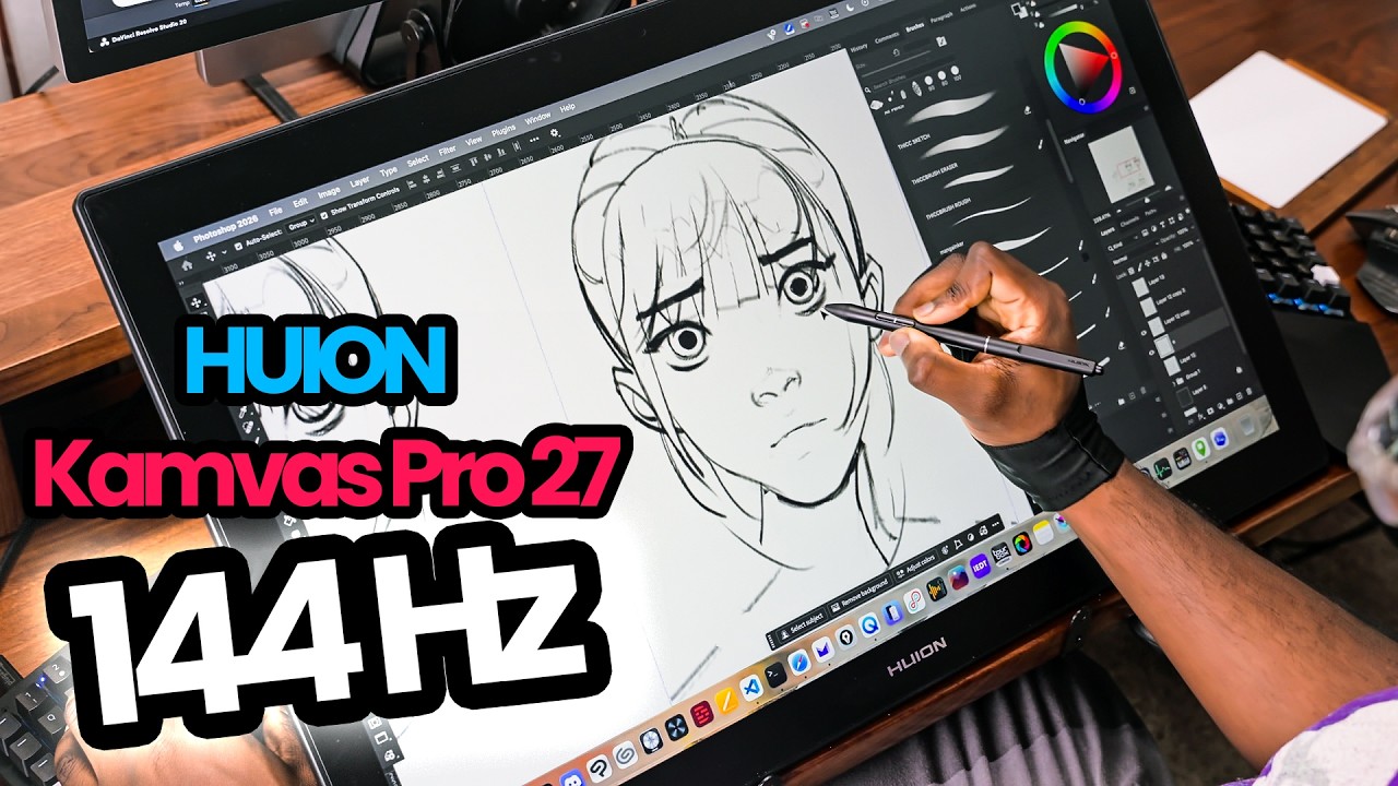 Huion Kamvas Pro 27 Review - Is 144 Hz REALLY Worth It?
