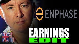 ENPH Stock - Enphase Energy Earnings CALL - INVESTING - Martyn Lucas Investor