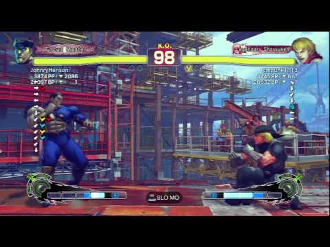 JohnryHenson (M.Bison) Vs cmpunk1113 (Ken) SSF4 AE Ranked Matches - PSN