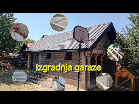 IZGRADNJA GARAZE - Garaža na dve vode