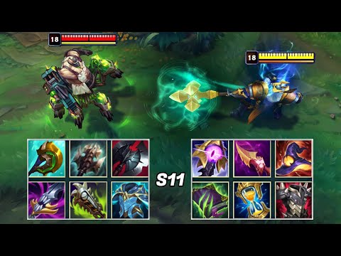 URGOT vs MORDEKAISER S11 FULL BUILD FIGHTS & Best Moments!