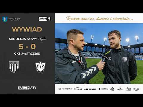 Sandecja Nowy Sącz - GKS Jastrzębie 5:0 (2:0) | wywiad - Maciej Żurawski | 01.03.2026