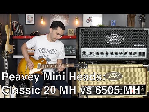 Peavey Mini Heads Series: Classic 20 MH vs 6505 MH - Amp demo
