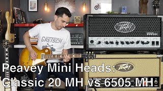 Video thumbnail for Peavey Mini Heads Series: Classic 20 MH vs 6505 MH - Amp demo by 2 Guys 1 Amp
