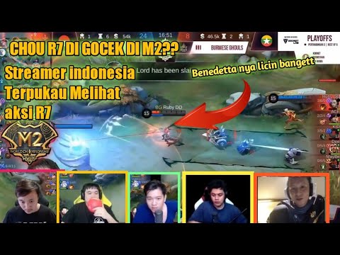 Chou R7 di Gocek di M2? || Reaksi Streamer Indonesia