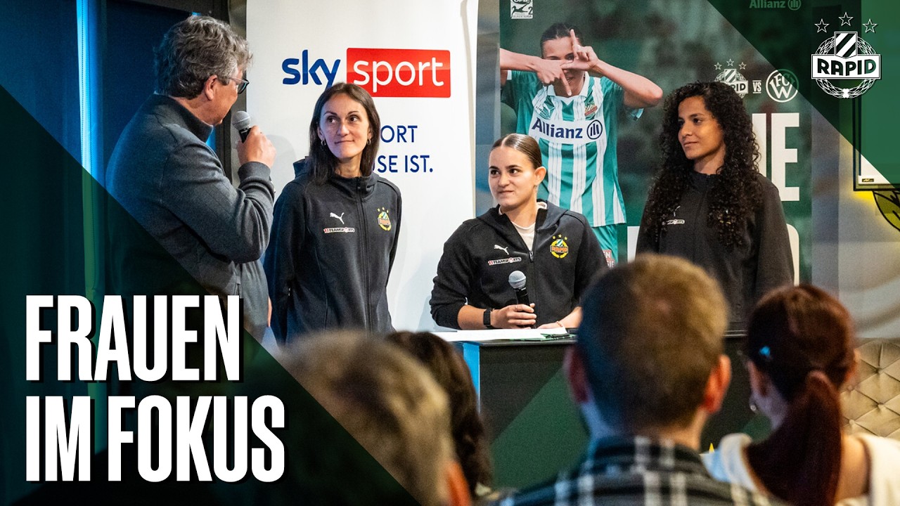 Frauen im Fokus: Medientermin im Allianz Stadion