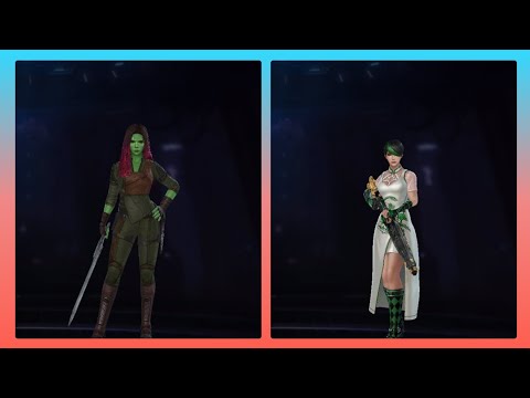 Gamora and Shadow Shell Speed Female Comparison
