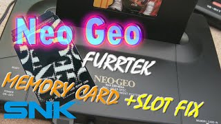SNK Neo Geo Memory Card (+Slot Fix) & Neo-GRC Die from Furrtek