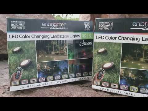 Jasco Enbrighten LED Color Changing Landscape Lights REVIEW