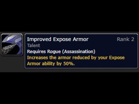 The power of Improved Expose Armor | Classic WoW | Seal Fate
