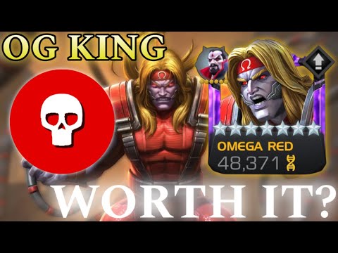 OMEGA RED: AN OG MUTANT KING! Is He Still Worth the Investment? Rank 4 Gameplay | Mcoc