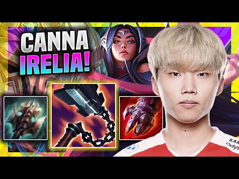 CANNA TRIES NEW IRELIA REWORK! - T1 Canna Plays Irelia Top vs Trundle! | Season 11