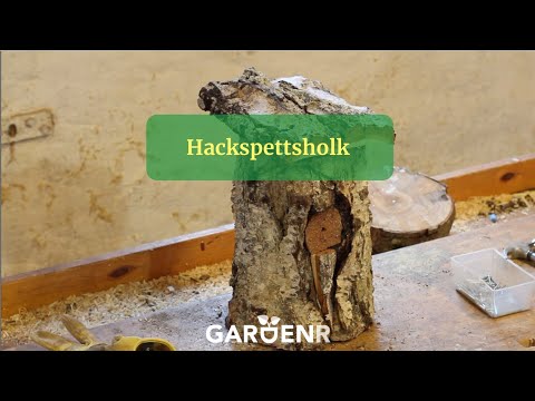 Hackspettsholk - Trädgårdshacks med GardenR