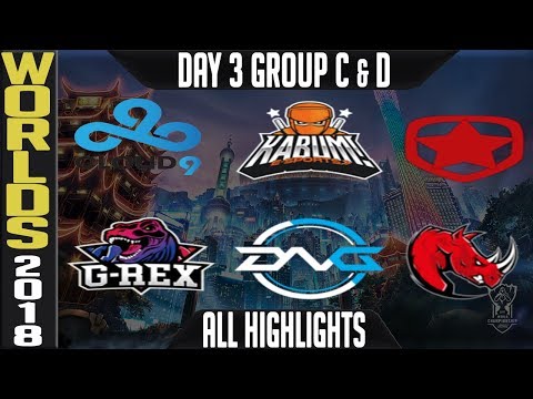 Worlds 2018 Day 3 Highlights Play in Stage ALL GAMES