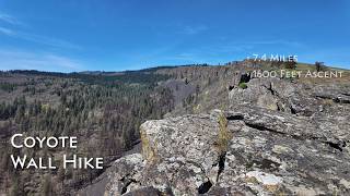 Video Review of the Coyote Wall hike with footage of it's features and terrain.