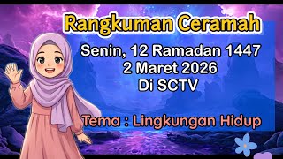 Download lagu Summary of Lectures 12 Ramadan / 2 Ramadan 2026 || Environment mp3