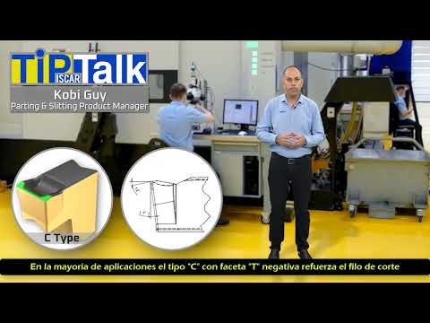 ISCAR TIP TALK: Selección rompevirutas en tronzado