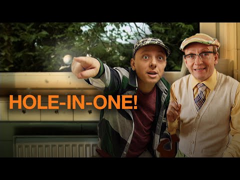 Wenn das Haus zum Golfplatz wird | Nicht nachmachen!