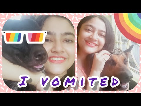 My *DOGS *controlled my day for 24 hours PART 2 ( Food  edition) * I VOMITED */ Sulagna Mukherjee