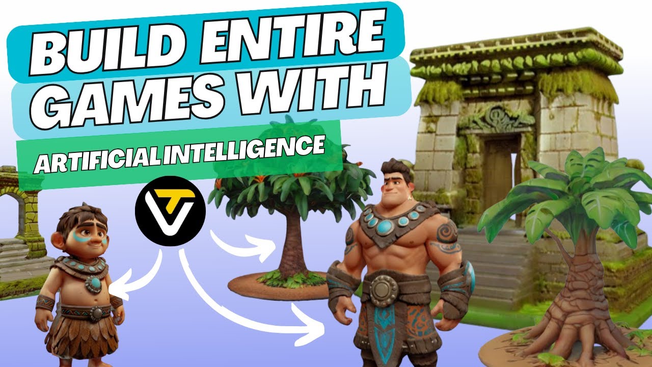 Building Entire Games with A.I. - The Future of 3D Modeling
